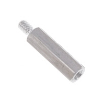 Hex Standoff Threaded #4-40 Aluminum 0.656" (16.67mm)