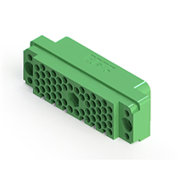 56 Posizioni Alloggiamento per contatti senza genere Connettori Verde Rack e pannello