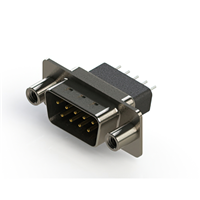 9 Positionen, D-Sub , Stecker, Steckverbinder Steckverbinder