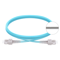Cable Fiber Optic SC Duplex To SC Duplex 50/125 164.0' (50.0m)