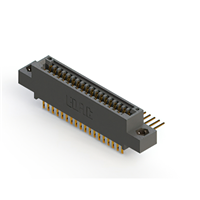 36 positionen Buchse Steckverbinder Nicht angegeben - Doppelkante Gold 0,100" (2,54mm) Schwarz