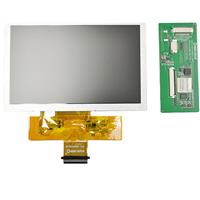 Skjemmoduler – LCD, grafisk Lysgjennomslippende TFT - farge SPI 5" (127,00mm) 800 x 480 (WVGA)
