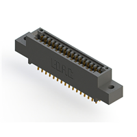 32 Position Female Connector Non Specified - Dual Edge Gold 0.100" (2.54mm) Black