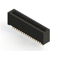 36 positionen Buchse Steckverbinder Nicht angegeben - Doppelkante Gold 0,100" (2,54mm) Schwarz