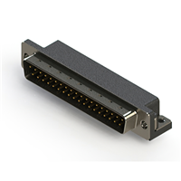 37 Position D-Sub Plug, Male Pins Connector