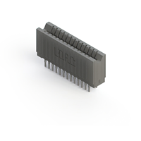 26 Position Female Connector Non Specified - Dual Edge Gold 0.100" (2.54mm) Black