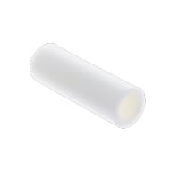 Round Spacer Unthreaded Nylon 0.565" (14.35mm) Natural