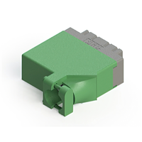 36 Steckverbinder Buchse, Zwitterkontakte Frei hängend Grau Rack und Paneel