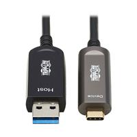 USB 10Gbps (USB 3.1, USB 3.x Gen 2, Superspeed+) Cable A Male to C Male 98.43' (30.00m) Unshielded