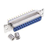 25 Position D-Sub Receptacle, Female Sockets Connector
