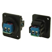 Adapter Klemmenblokken, schroefaansluiting, 2 pos., 1 rij tot Aansluitblok, schroefaansluiting, 2 pos, 1 rij