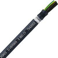 3 Conductor Multi-Conductor Cable Black 20 AWG Braid Enter Number of Feet in Order Quantity