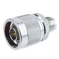 Adapter Coaxial Connector N Plug, Male Pin To TNC Jack, Female Socket 50 Ohms