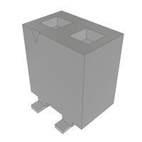 2 位置 插座 连接器 0.156"（3.96mm） 表面贴装型 锡