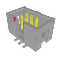 Steckverbinder, Steckleiste Oberflächenmontage 6 positionen 0,100" (2,54mm)