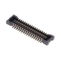 34 Conector de posiciones Receptáculo, contactos en tira central Montaje en superficie Oro