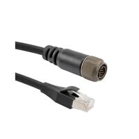 Cable Assembly Circular 08 pos Male to RJ45, 8p8c 3.00' (914.4mm)