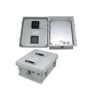 Enclosure Fiberglass/Polyester Light Gray Hinged Door 13.300" L x 10.750" W (337.82mm x 273.05mm) X 5.600" (142.24mm)