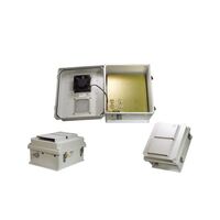 Enclosure Fiberglass/Polyester Light Gray Hinged Door 15.477" L x 13.475" W (393.12mm x 342.27mm) X 8.300" (210.82mm)