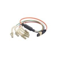 Cable Fiber Optic MPO To LC (6) 50/125 32.8' (10.0m)