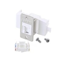 Innsatser Modulær plugg 8p8c (RJ45, Ethernet) til Modulær plugg 8p8c (RJ45, Ethernet) Hvit