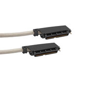 Centronics 50 pos Female to Female Assembly 5.00' (1.52m) Round, Gray