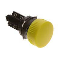 Pushbutton Switch DPST-NO/NC Standard Panel Mount, Front