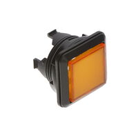 Configurable Switch Body Pushbutton, Square Illuminated - Orange
