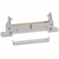 40 Position Rectangular Header Connector IDC Gold