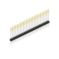 Stikkontaktuttak Gjennomgående hull 25 posisjon 0,100" (2,54mm)