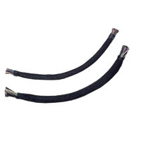 Schwarz Polyamid (PA6), Nylon 6 Geflochten Ummantelung 328' (100,00m)