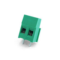 2 Position Wire to Board Terminal Block Horizontal with Board 0.200" (5.08mm) Through Hole