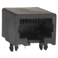 模块化连接器 - 插孔 8p4c 90°角（直角） 无屏蔽 Cat4