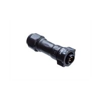 2 Position Circular Connector Plug Housing Free Hanging (In-Line) Backshell