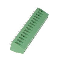 15 Position Wire to Board Terminal Block Horizontal with Board 0.197" (5.00mm) Through Hole