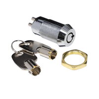 Keylock Switch 1 Position SPST-NC 4A (AC) 125 V AC DC Panel Mount