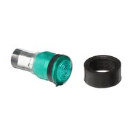 光导管 单路 绿色 刚性 面板安装，夹钳式