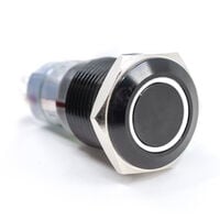 按钮开关 SPDT 防破坏，发光 前面板安装