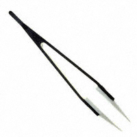 Tweezers Acid Resistant, Anti-Magnetic, Ceramic Tips, ESD Safe, Heat Resistant Pointed 4.72" (120.0mm)