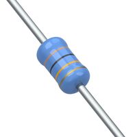 10 MOhms ±5% 0.25W, 1/4W Through Hole Resistor Axial Flame Retardant Coating, Pulse Withstanding, Safety Metal Film