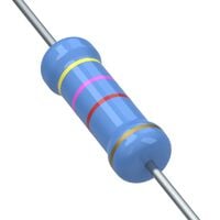 4.7 kOhms ±5% 0.5W, 1/2W Through Hole Resistor Axial Flame Retardant Coating, Pulse Withstanding, Safety Metal Film