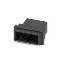 12 Rectangular Connectors - Housings Plug Black 0.150" (3.81mm)