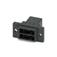 6 Rectangular Connectors - Housings Plug Black 0.200" (5.08mm)