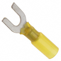 Gelb 1/4 Bolzen Anschlüsse - Kabelschuh-Steckverbinder Crimp 10-12 AWG