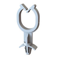 Cable Clip, Wire Saddle Natural Arrowhead, Winged 0.540" L x 0.540" H (13.72mm x 13.72mm)