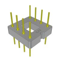 8 位置 DIP，DIL - 接头 连接器 公形引脚 锡