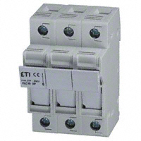 Fuse Block 32 A 600V 3 Circuit Cartridge DIN Rail