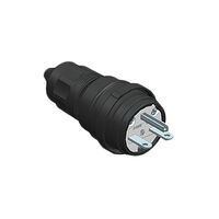 电源连接器 插头，公型片状插脚 NEMA 6-15P 自由悬挂