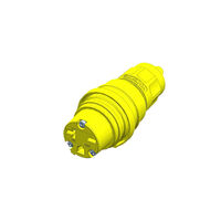 Power Connector Plug, Female Sockets NEMA 6-20P Free Hanging (In-Line)