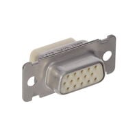 Receptacle for Female Contacts Housing D-Sub, High Density Connector 15 Position
